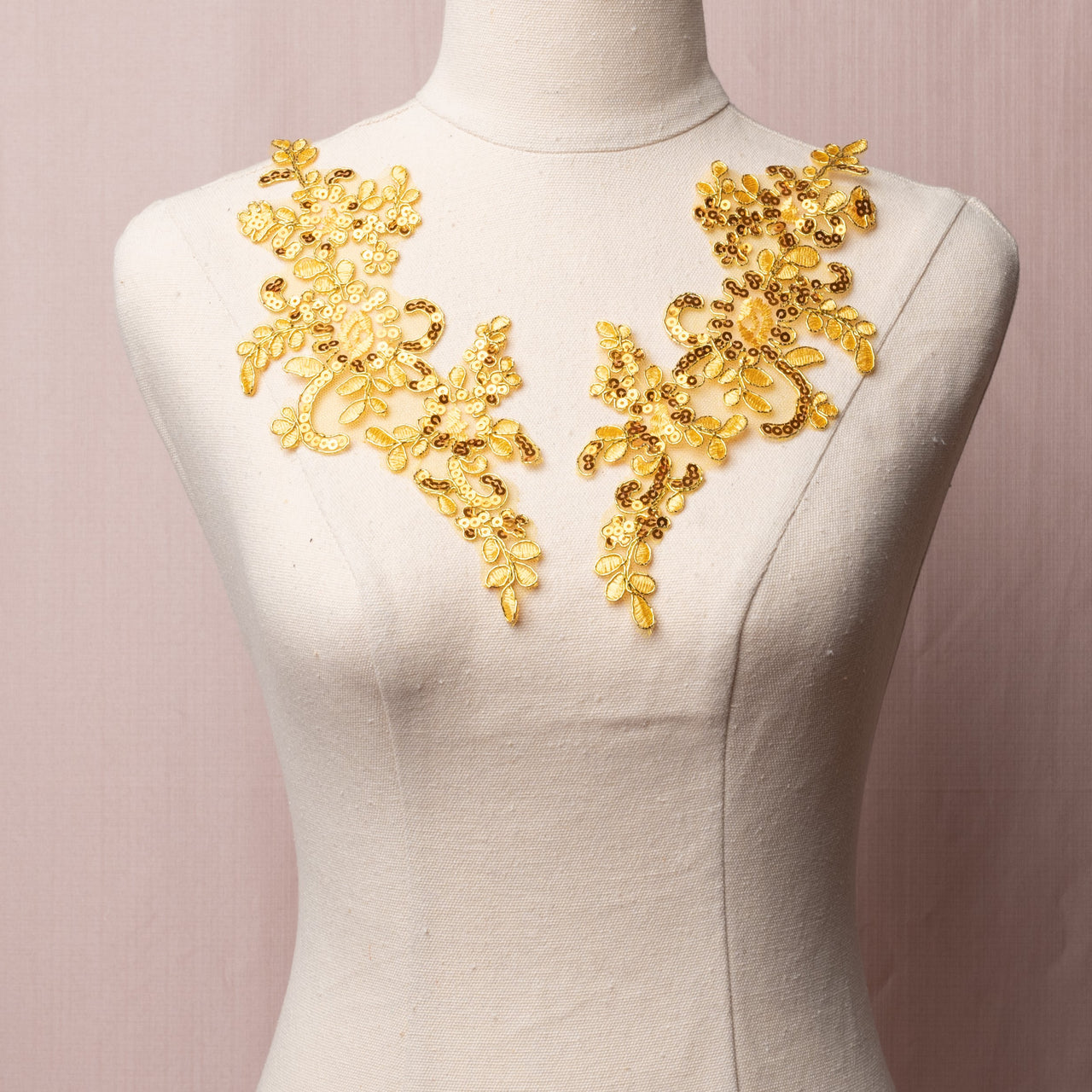 Appliques - Cosplay | Lace | Gold | Silver | 3D Flower | Costume ...